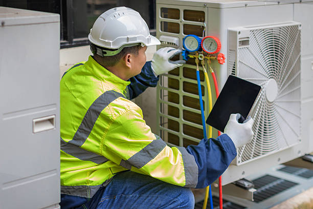 Professional Heat Pump Repair technician working in Alpine, UT